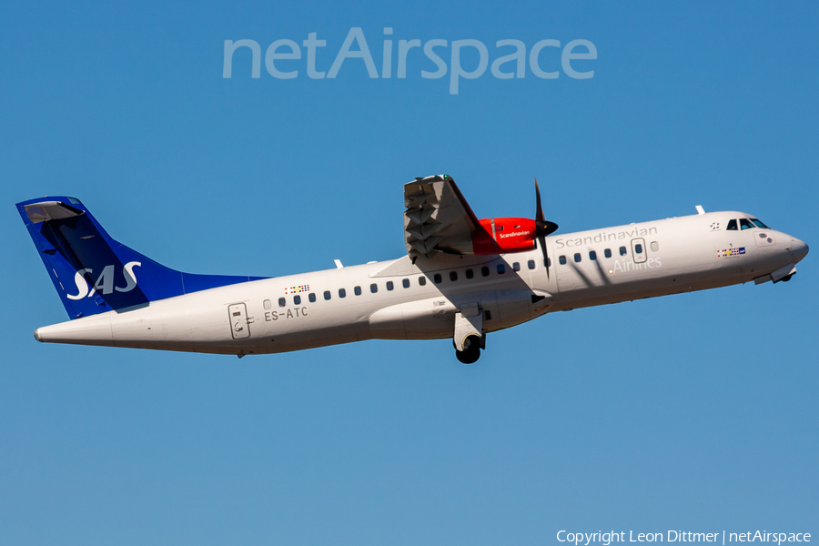 SAS - Scandinavian Airlines (Nordica) ATR 72-600 (ES-ATC) | Photo 259476