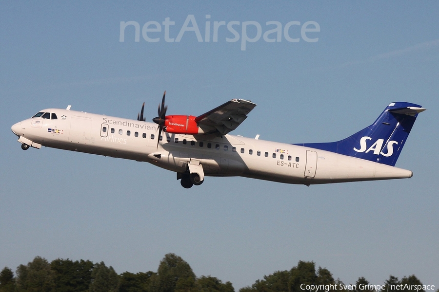 SAS - Scandinavian Airlines (Nordica) ATR 72-600 (ES-ATC) | Photo 290008