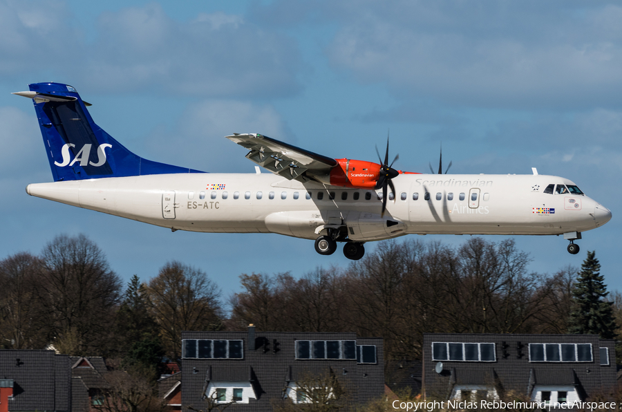 SAS - Scandinavian Airlines (Nordica) ATR 72-600 (ES-ATC) | Photo 308195