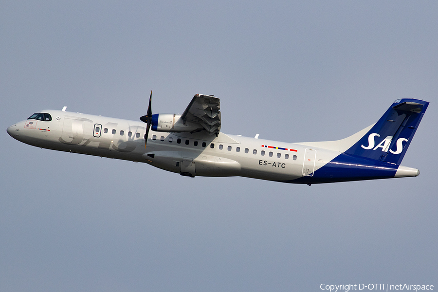 SAS - Scandinavian Airlines (Nordica) ATR 72-600 (ES-ATC) | Photo 401029