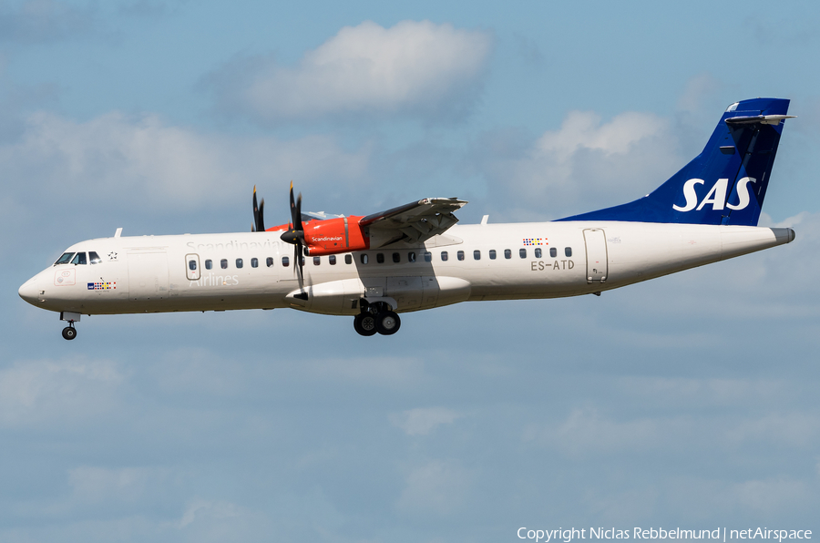 SAS - Scandinavian Airlines (Nordica) ATR 72-600 (ES-ATD) | Photo 343054