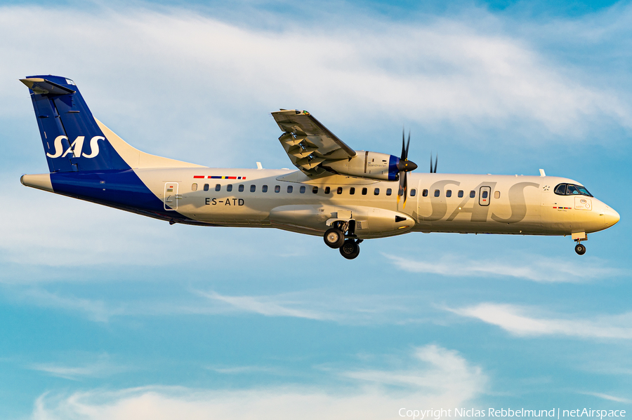 SAS - Scandinavian Airlines (Nordica) ATR 72-600 (ES-ATD) | Photo 402098