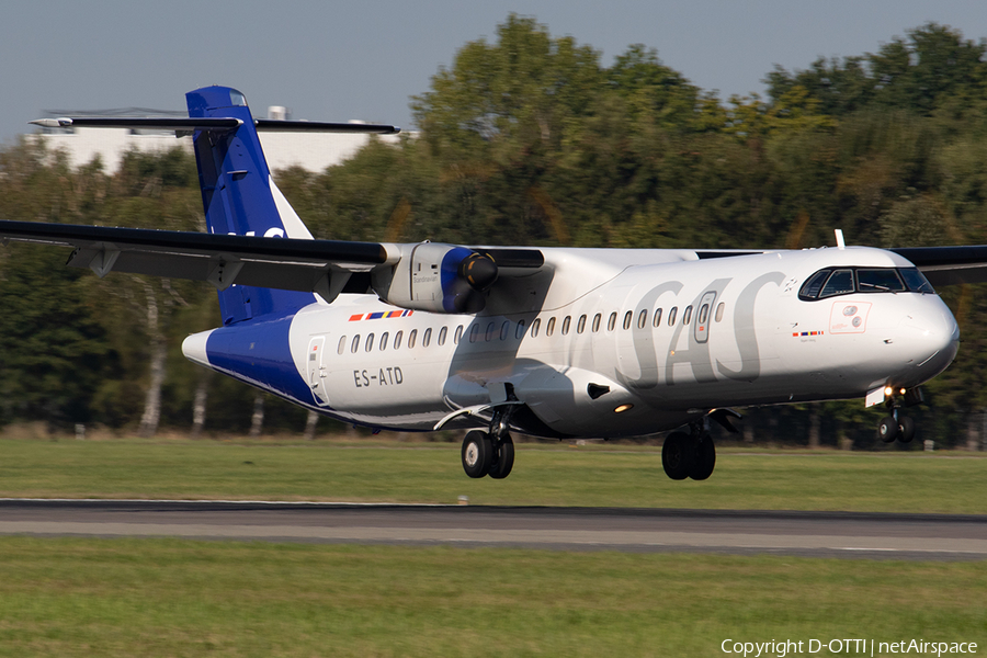 SAS - Scandinavian Airlines (Nordica) ATR 72-600 (ES-ATD) | Photo 402250