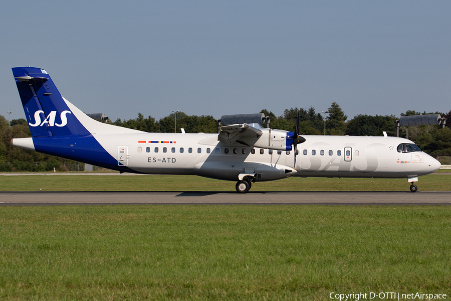 SAS - Scandinavian Airlines (Nordica) ATR 72-600 (ES-ATD) | Photo 402251