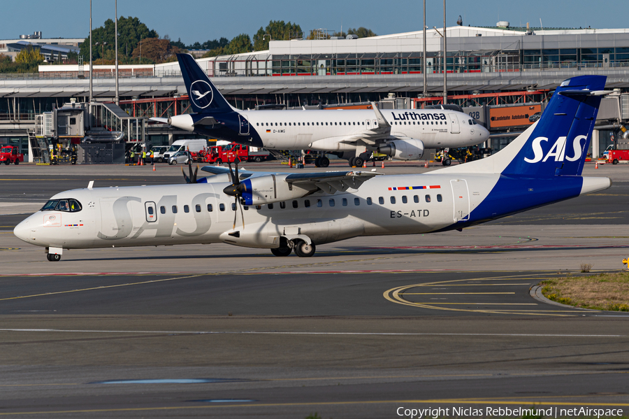 SAS - Scandinavian Airlines (Nordica) ATR 72-600 (ES-ATD) | Photo 407388