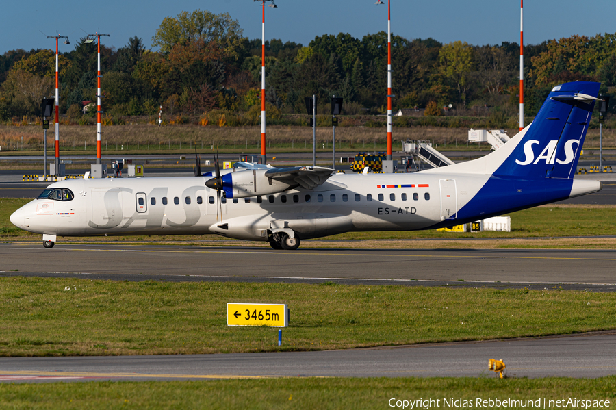 SAS - Scandinavian Airlines (Nordica) ATR 72-600 (ES-ATD) | Photo 407389