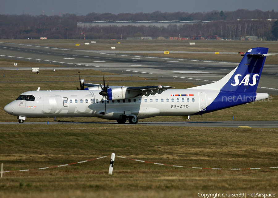 SAS - Scandinavian Airlines (Nordica) ATR 72-600 (ES-ATD) | Photo 510072