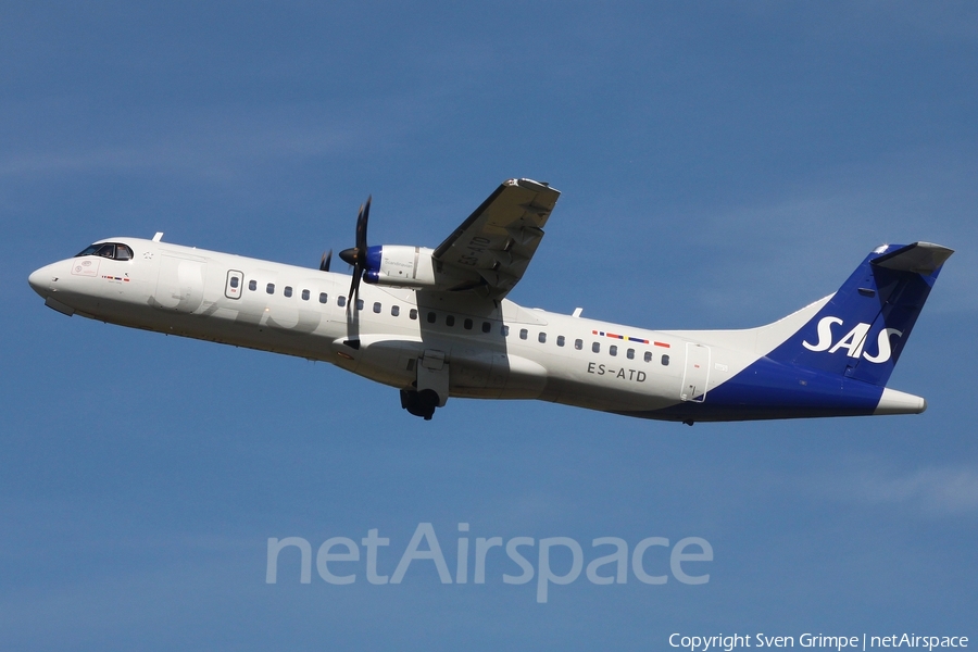 SAS - Scandinavian Airlines (Nordica) ATR 72-600 (ES-ATD) | Photo 518245