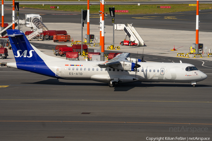 SAS - Scandinavian Airlines (Nordica) ATR 72-600 (ES-ATD) | Photo 518755