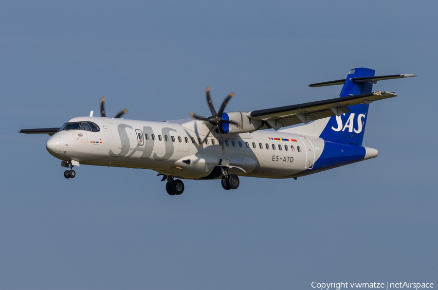 SAS - Scandinavian Airlines (Nordica) ATR 72-600 (ES-ATD) | Photo 518874