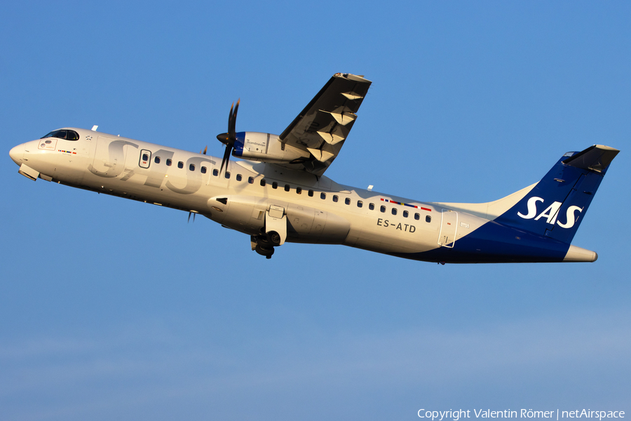 SAS - Scandinavian Airlines (Nordica) ATR 72-600 (ES-ATD) | Photo 523880