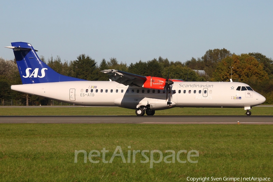 SAS - Scandinavian Airlines (Nordica) ATR 72-600 (ES-ATD) | Photo 191457