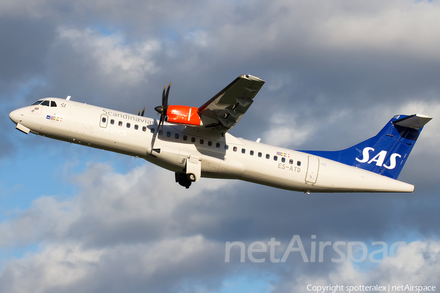 SAS - Scandinavian Airlines (Nordica) ATR 72-600 (ES-ATD) | Photo 192578