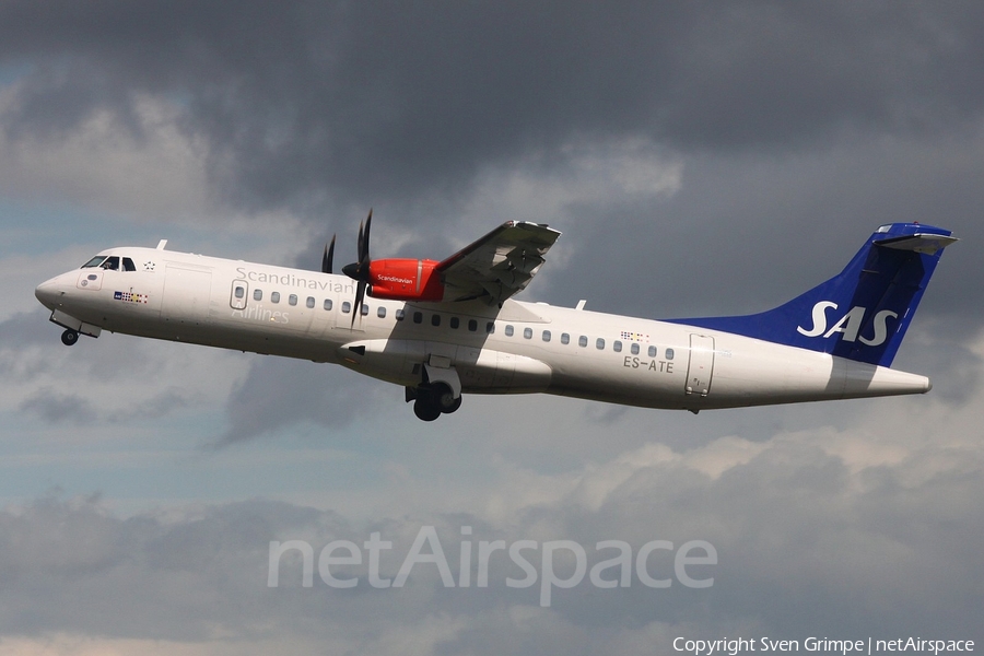 SAS - Scandinavian Airlines (Nordica) ATR 72-600 (ES-ATE) | Photo 241083