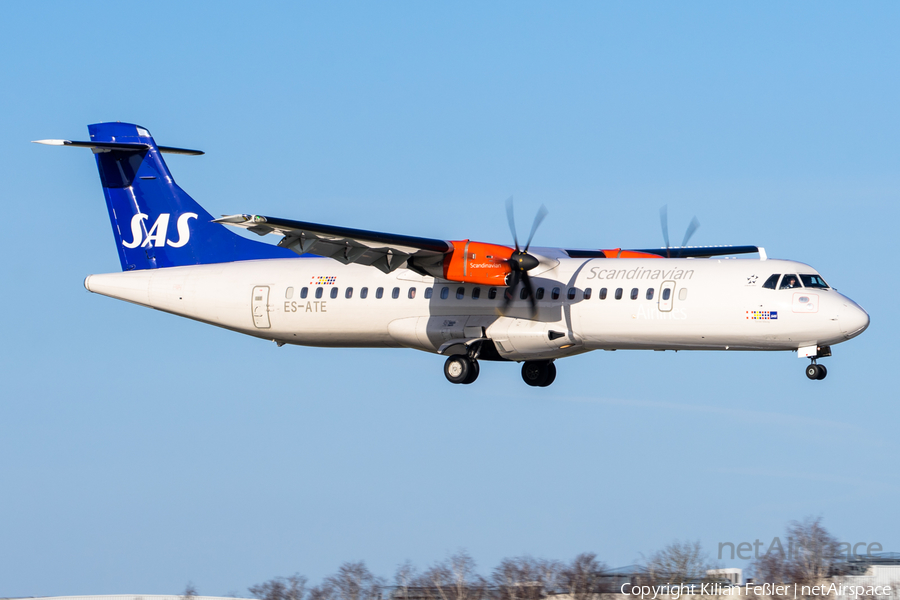 SAS - Scandinavian Airlines (Nordica) ATR 72-600 (ES-ATE) | Photo 413221