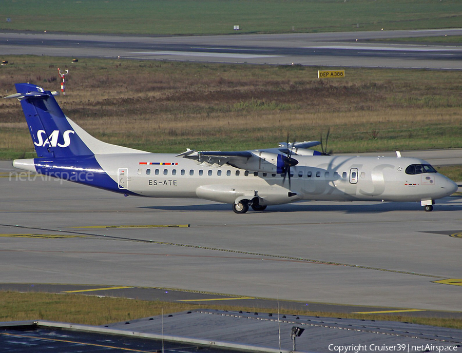 SAS - Scandinavian Airlines (Nordica) ATR 72-600 (ES-ATE) | Photo 415473