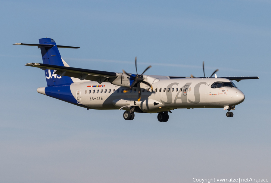 SAS - Scandinavian Airlines (Nordica) ATR 72-600 (ES-ATE) | Photo 478053