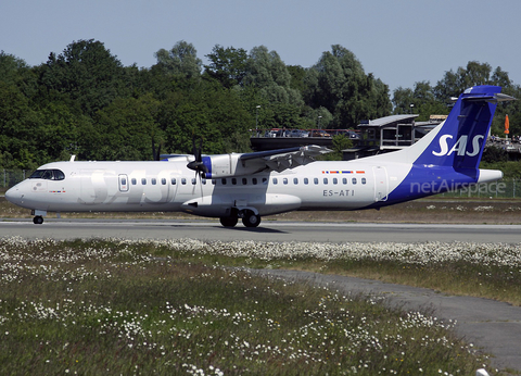 SAS - Scandinavian Airlines ATR 72-600 (ES-ATI) at  Hamburg - Fuhlsbuettel (Helmut Schmidt), Germany