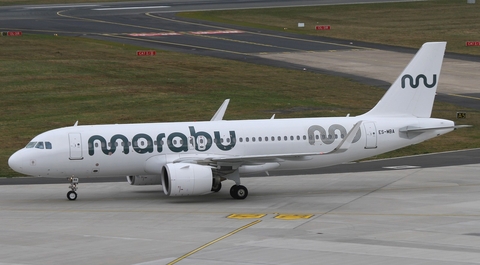 Marabu Airlines Airbus A320-271N (ES-MBA) at  Cologne/Bonn, Germany