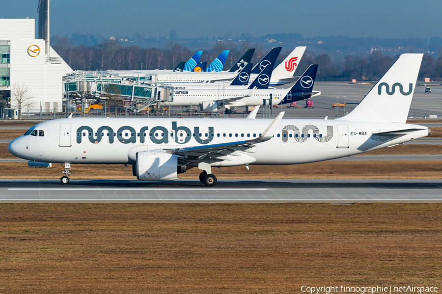 Marabu Airlines Airbus A320-271N (ES-MBA) | Photo 611895