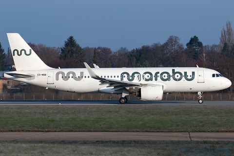 Marabu Airlines Airbus A320-271N (ES-MBB) at  Hamburg - Fuhlsbuettel (Helmut Schmidt), Germany