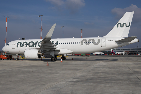 Marabu Airlines Airbus A320-271N (ES-MBB) at  Hamburg - Fuhlsbuettel (Helmut Schmidt), Germany