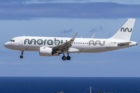 Marabu Airlines Airbus A320-271N (ES-MBB) at  Gran Canaria, Spain