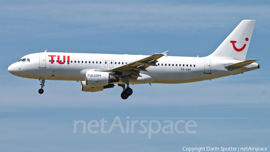 TUI Airlines Belgium (SmartLynx Airlines Estonia) Airbus A320-214 (ES-SAK) | Photo 374592