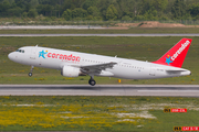 Corendon Airlines Airbus A320-214 (ES-SAL) at  Dusseldorf - International, Germany