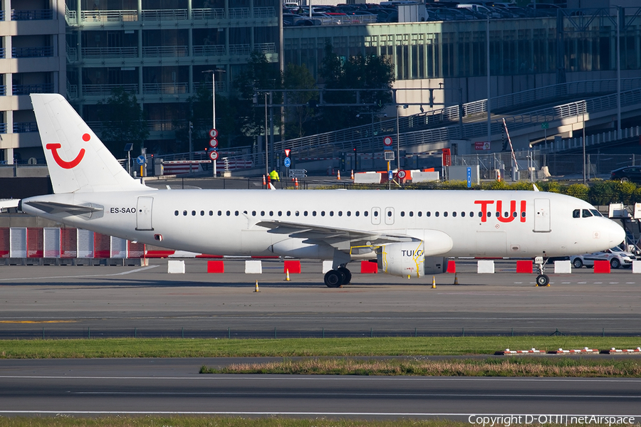 TUI Airlines Belgium (SmartLynx Airlines Estonia) Airbus A320-214 (ES-SAO) | Photo 322071