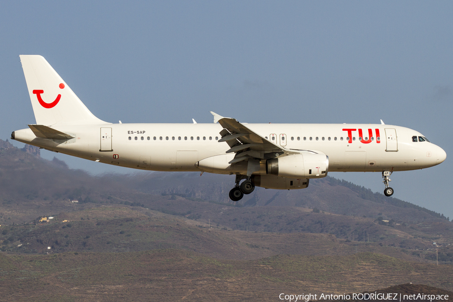 TUI Airlines Belgium (SmartLynx Airlines Estonia) Airbus A320-232 (ES-SAP) | Photo 173514