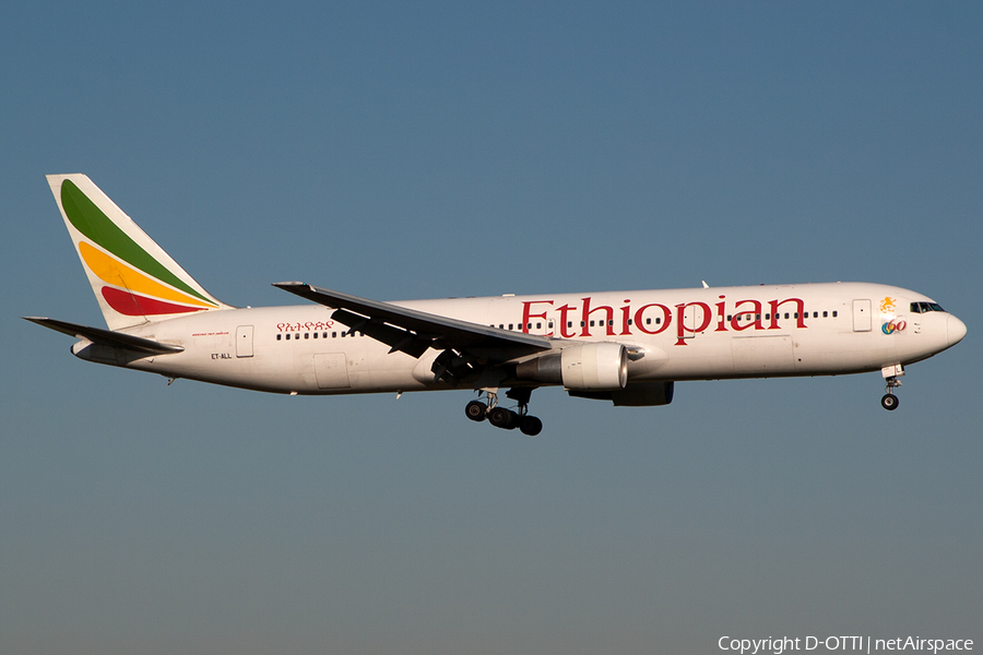 Ethiopian Airlines Boeing 767-3BG(ER) (ET-ALL) | Photo 200110