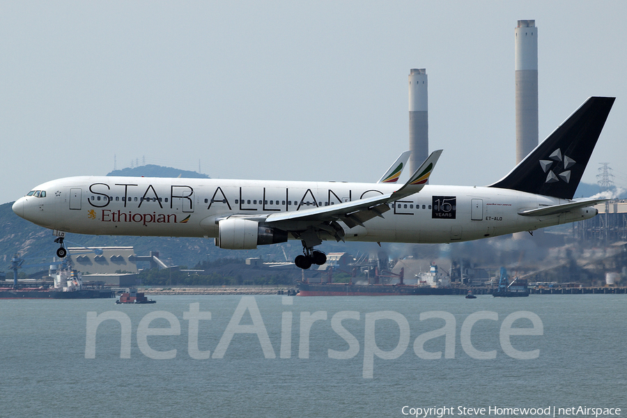 Ethiopian Airlines Boeing 767-360(ER) (ET-ALO) | Photo 51088