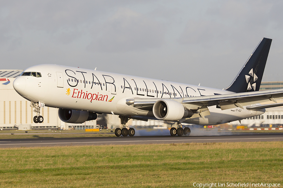 Ethiopian Airlines Boeing 767-360(ER) (ET-ALO) | Photo 35084