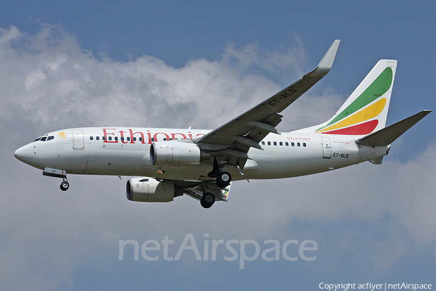 Ethiopian Airlines Boeing 737-76N (ET-ALQ) | Photo 205503