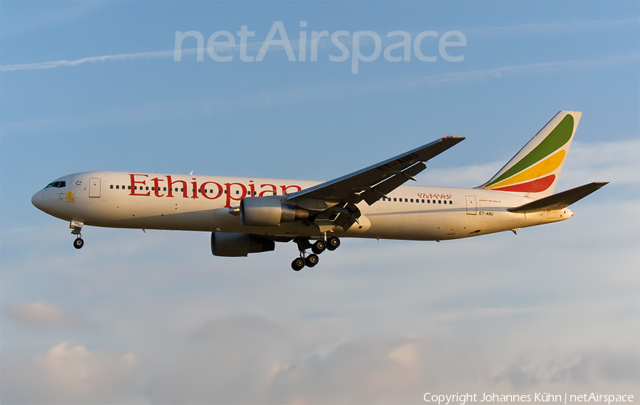 Ethiopian Airlines Boeing 767-3Q8(ER) (ET-ANU) | Photo 179016