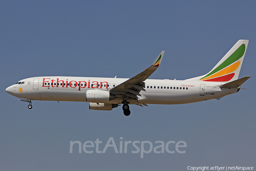 Ethiopian Airlines Boeing 737-8HO (ET-AOA) | Photo 152946