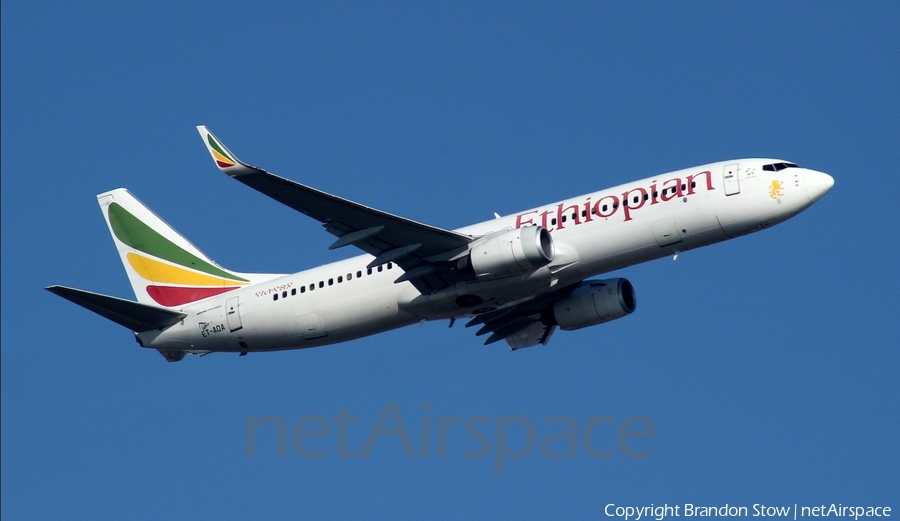 Ethiopian Airlines Boeing 737-8HO (ET-AOA) | Photo 313730