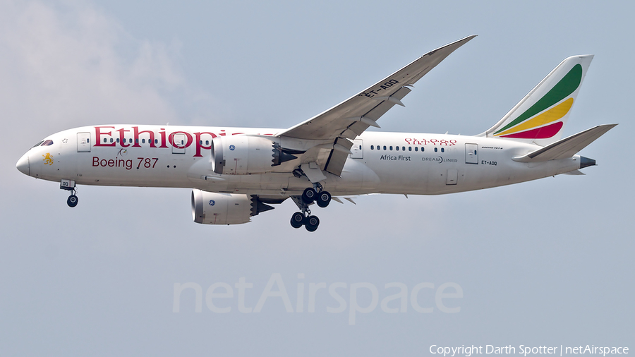 Ethiopian Airlines Boeing 787-8 Dreamliner (ET-AOQ) | Photo 318564