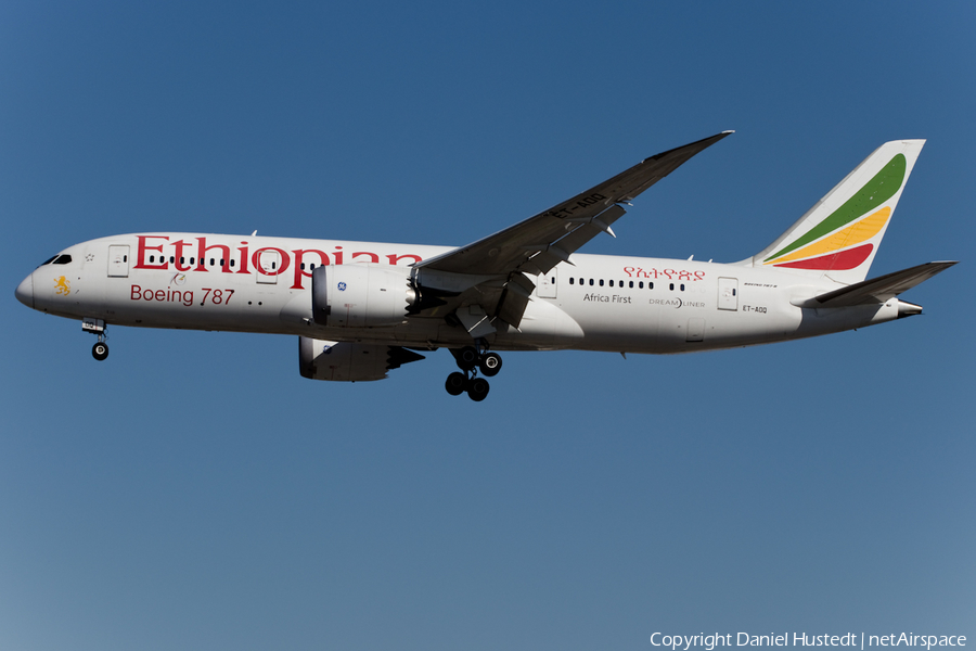 Ethiopian Airlines Boeing 787-8 Dreamliner (ET-AOQ) | Photo 446747