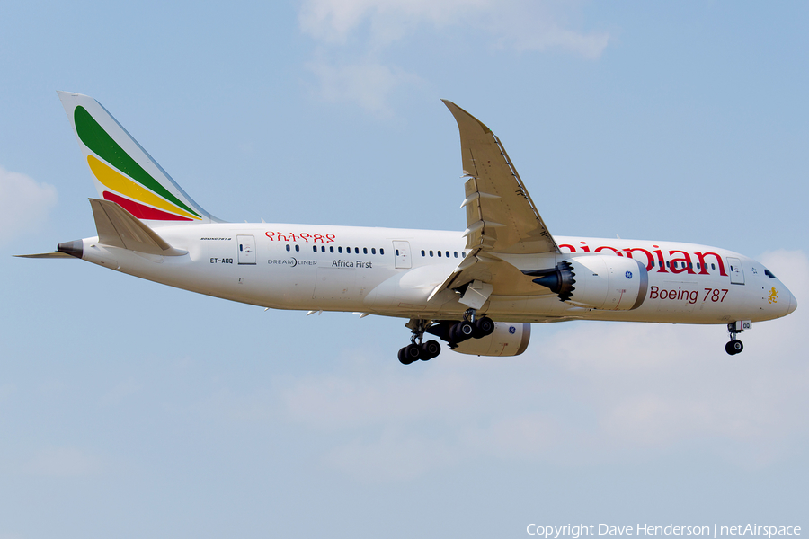 Ethiopian Airlines Boeing 787-8 Dreamliner (ET-AOQ) | Photo 32832