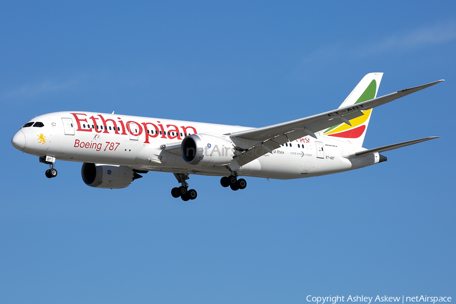 Ethiopian Airlines Boeing 787-8 Dreamliner (ET-AOT) | Photo 209839