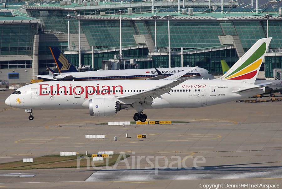 Ethiopian Airlines Boeing 787-8 Dreamliner (ET-AOU) | Photo 349870