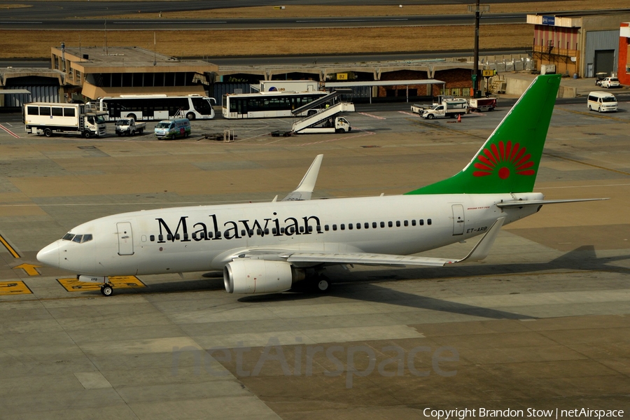 Malawian Airlines Boeing 737-7Q8 (ET-ARB) | Photo 317059