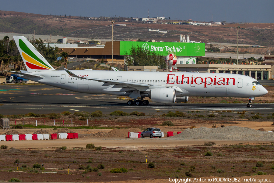 Ethiopian Airlines Airbus A350-941 (ET-ATY) | Photo 434697