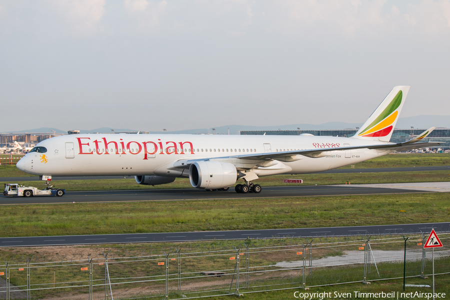 Ethiopian Airlines Airbus A350-941 (ET-AUA) | Photo 326119