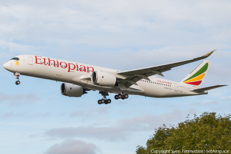 Ethiopian Airlines Airbus A350-941 (ET-AUA) | Photo 359389