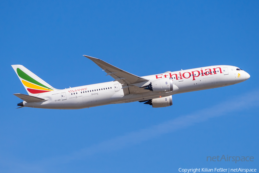 Ethiopian Airlines Boeing 787-9 Dreamliner (ET-AUO) | Photo 411234