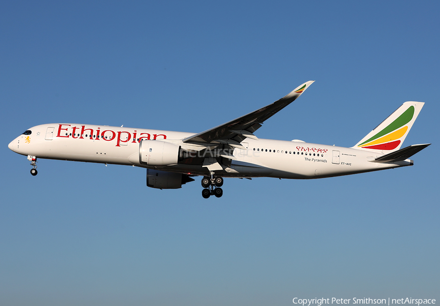 Ethiopian Airlines Airbus A350-941 (ET-AVC) | Photo 366070