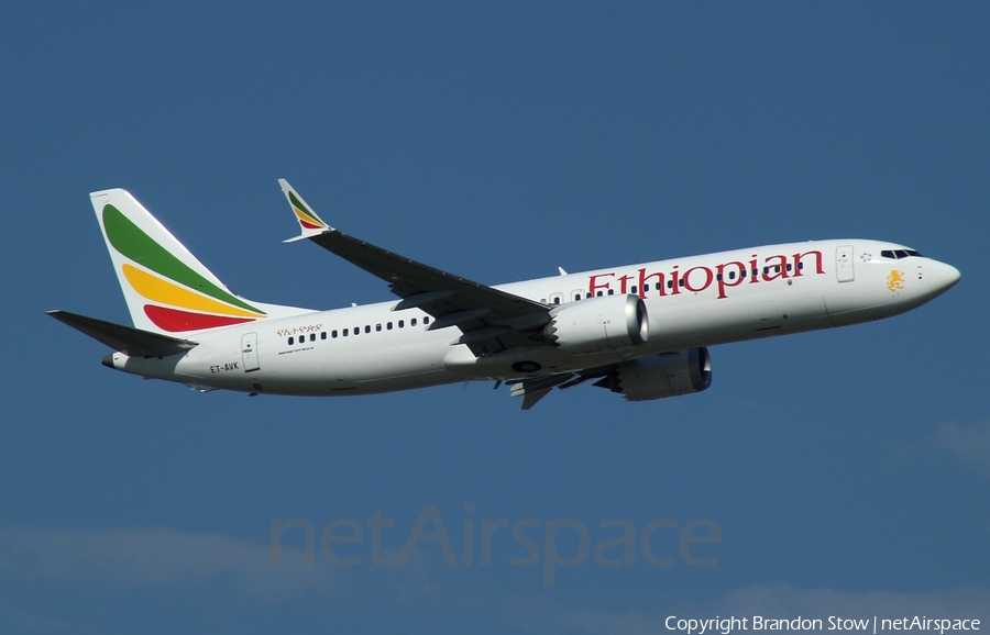 Ethiopian Airlines Boeing 737-8 MAX (ET-AVK) | Photo 314323